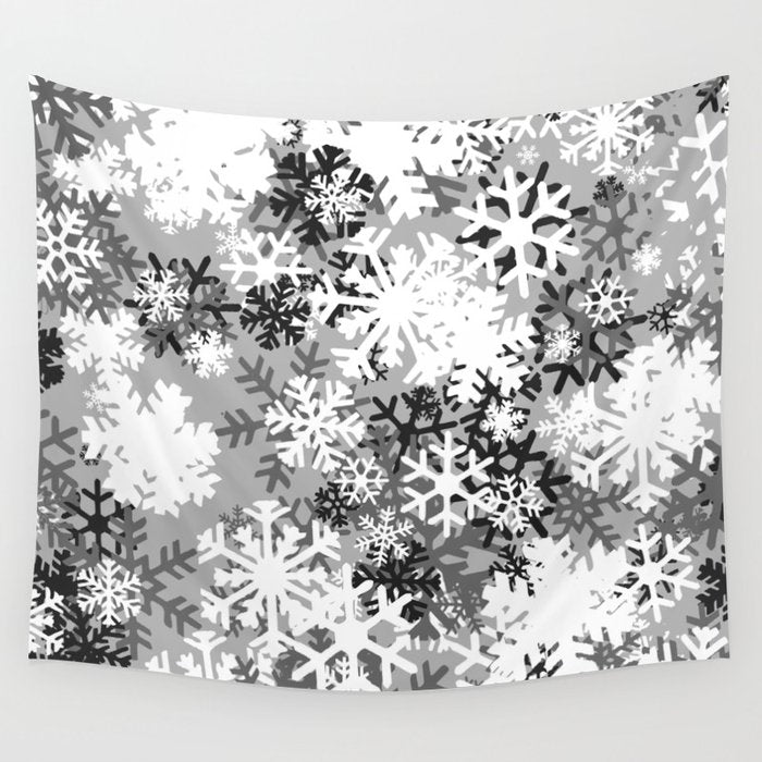 Snowflake Camo Wall Tapestry Gallery Image 4