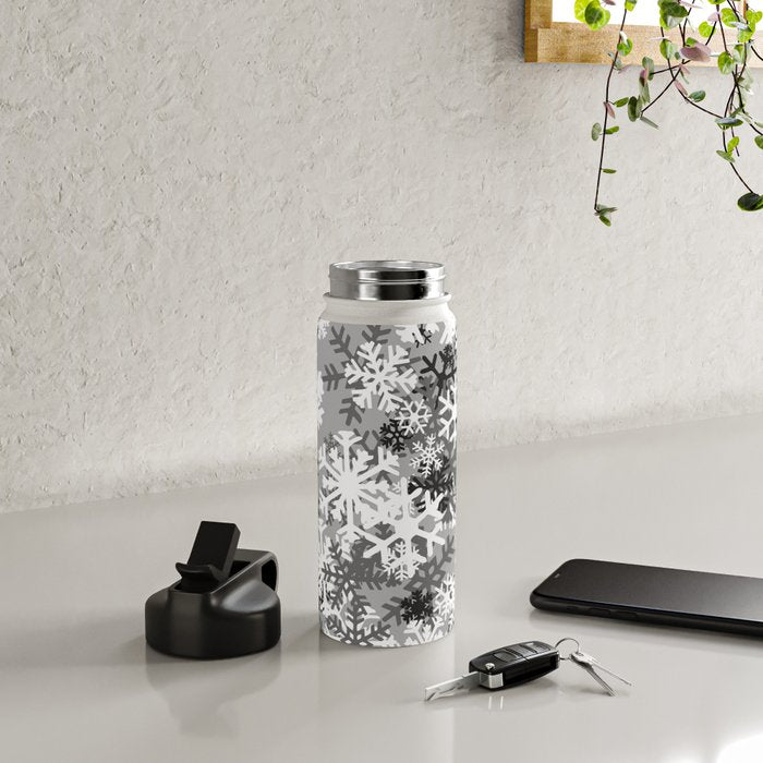 Snowflake Camo Water Bottle Gallery Image 4
