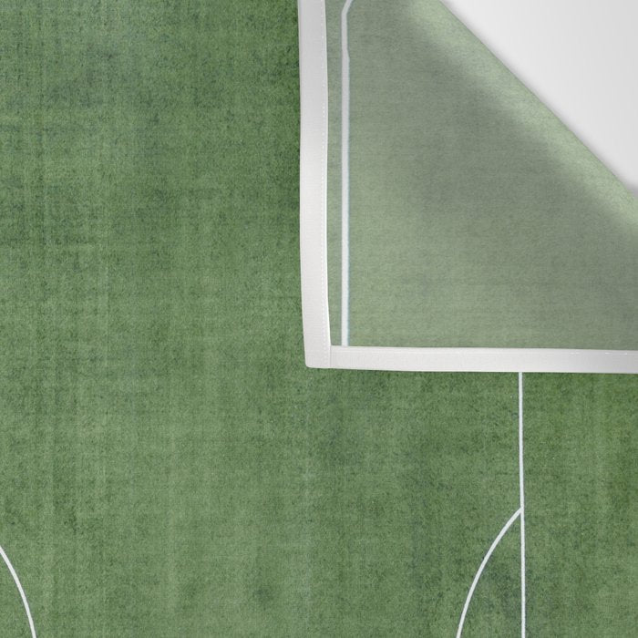 Soccer Field, Football Field, Green Grass Football Field Background Wall Tapestry Gallery Image 3
