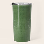 Soccer Field, Football Field, Green Grass Football Field Background Travel Mug Gallery Image 3