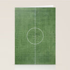 Soccer Field, Football Field, Green Grass Football Field Background Stationery Card Gallery Image 2