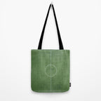 Soccer Field, Football Field, Green Grass Football Field Background Tote Bag Gallery Image 2