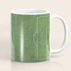 Soccer Field, Football Field, Green Grass Football Field Background Coffee Mug Gallery Image 1