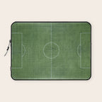 Soccer Field, Football Field, Green Grass Football Field Background Laptop Sleeve Gallery Image 1
