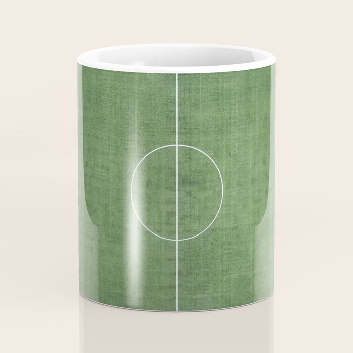Soccer Field, Football Field, Green Grass Football Field Background Coffee Mug Gallery Image 4