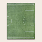 Soccer Field, Football Field, Green Grass Football Field Background Notebook Gallery Image 4