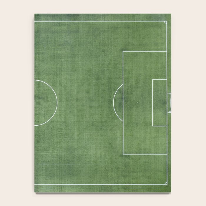 Soccer Field, Football Field, Green Grass Football Field Background Notebook Gallery Image 4