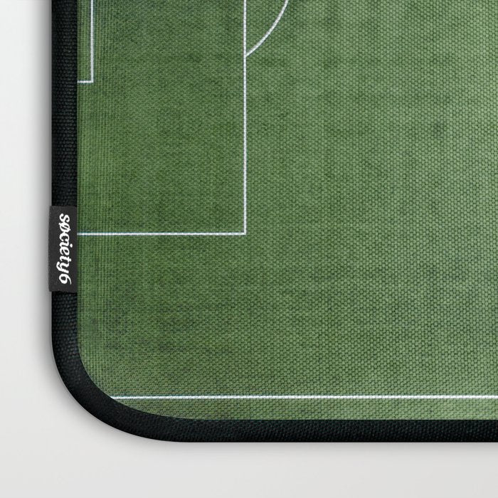 Soccer Field, Football Field, Green Grass Football Field Background Laptop Sleeve Gallery Image 3