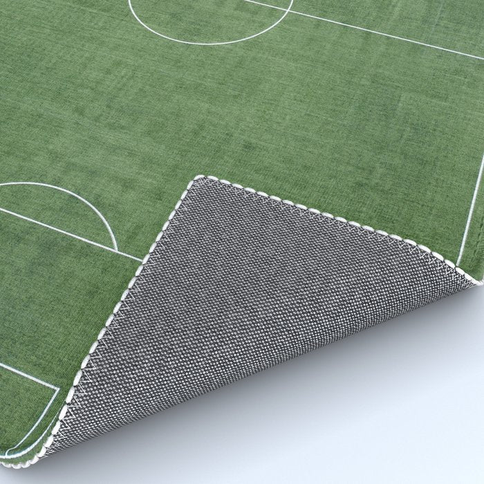 Soccer Field, Football Field, Green Grass Football Field Background Rug Gallery Image 4