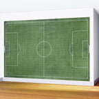 Soccer Field, Football Field, Green Grass Football Field Background Wall Mural Gallery Image 2