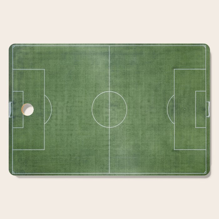 Soccer Field, Football Field, Green Grass Football Field Background Cutting Board Gallery Image 1