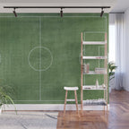 Soccer Field, Football Field, Green Grass Football Field Background Wall Mural Gallery Image 1