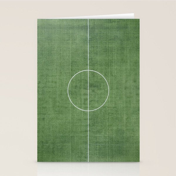 Soccer Field, Football Field, Green Grass Football Field Background Stationery Card Gallery Image 1