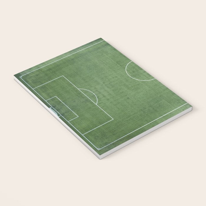 Soccer Field, Football Field, Green Grass Football Field Background Notebook Gallery Image 3