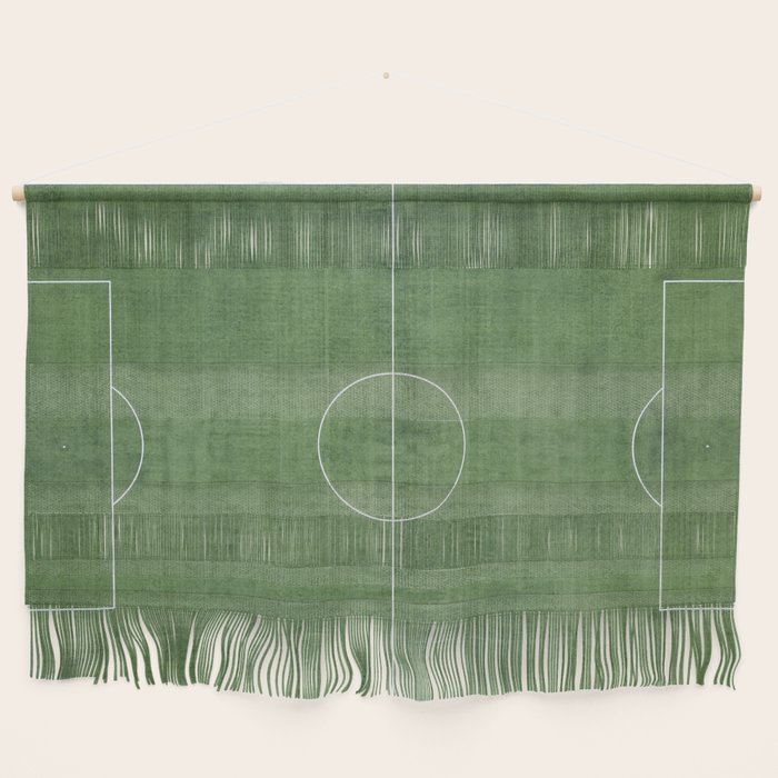 Soccer Field, Football Field, Green Grass Football Field Background Wall Hanging Gallery Image 1