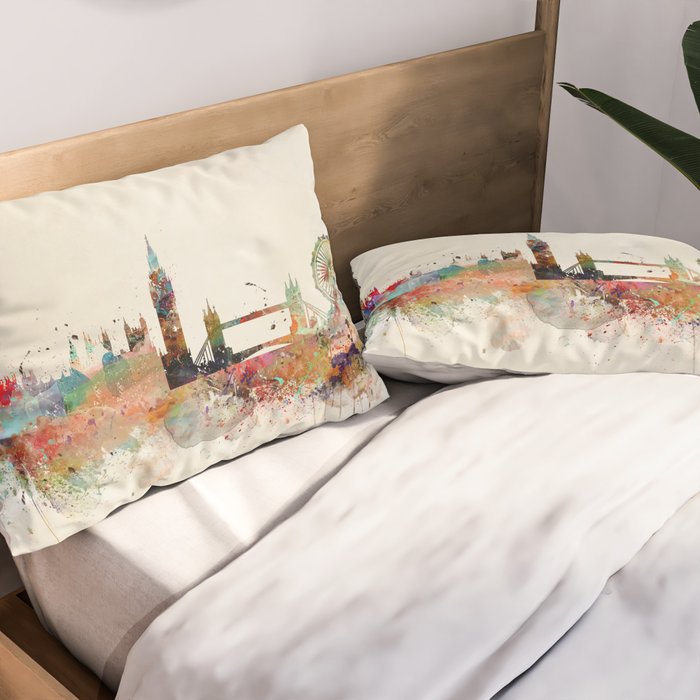 london england skyline Pillow Sham Gallery Image 2