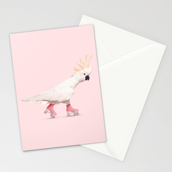 ROLLERSKATING COCKATOO Stationery Card Gallery Image 2
