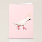 ROLLERSKATING COCKATOO Stationery Card Gallery Image 2