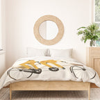 lets tandem giraffes Duvet Cover Gallery Image 3
