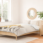 lets tandem giraffes Duvet Cover Gallery Image 2