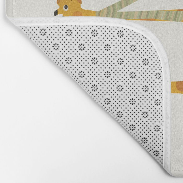 lets tandem giraffes Bath Mat Gallery Image 2