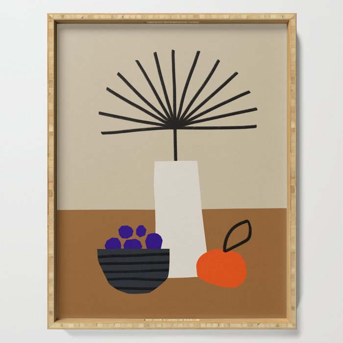 Modern Still Life #1 Serving Tray Gallery Image 1