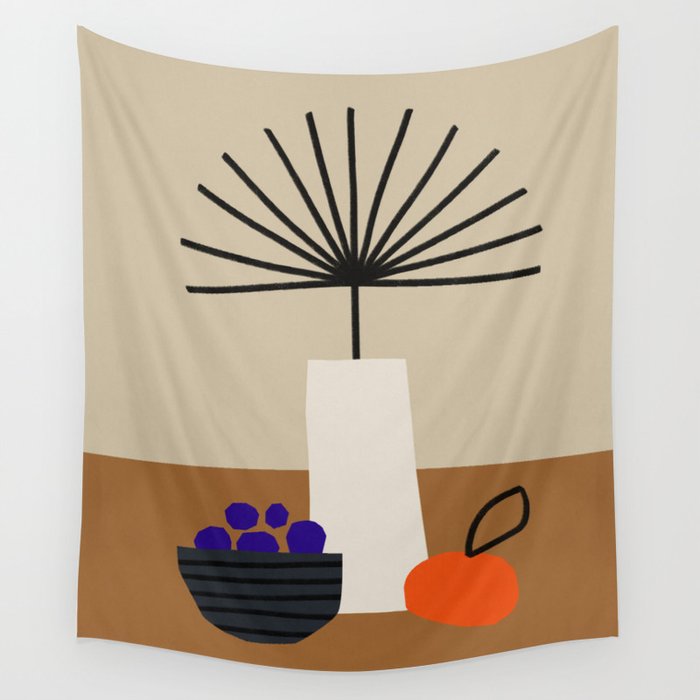 Modern Still Life #1 Wall Tapestry Gallery Image 4