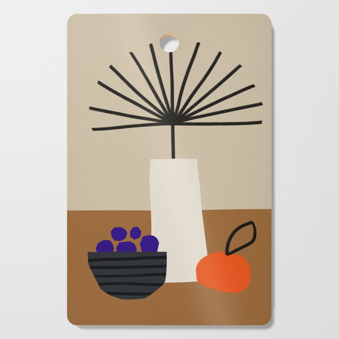 Modern Still Life #1 Cutting Board Gallery Image 1