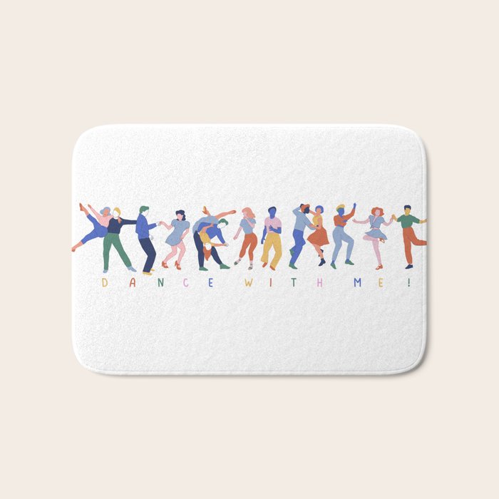 Dance In Color Bath Mat Gallery Image 1