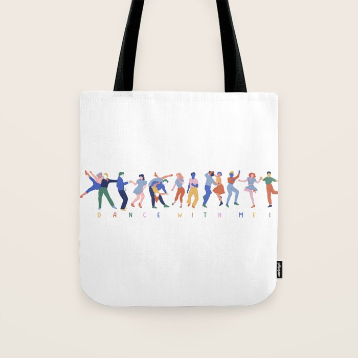 Dance In Color Tote Bag Gallery Image 1