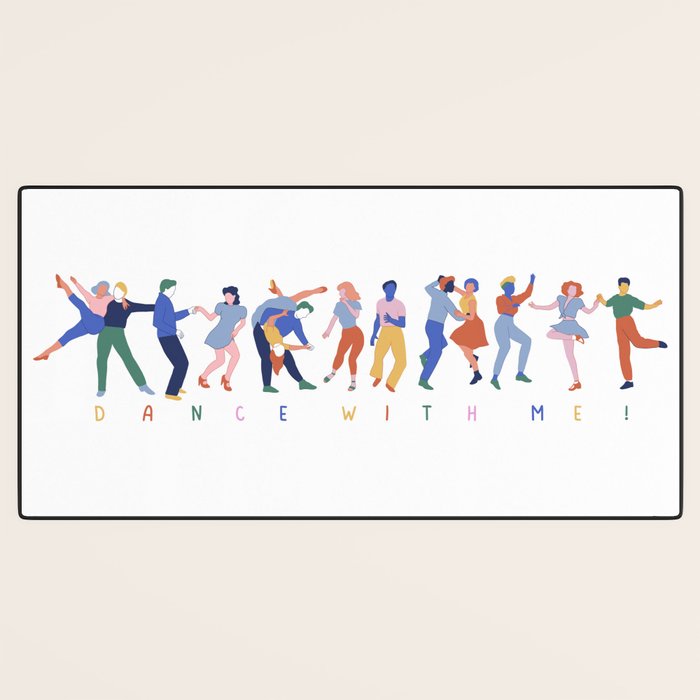 Dance In Color Desk Mat Gallery Image 3