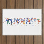 Dance In Color Outdoor Rug Gallery Image 1