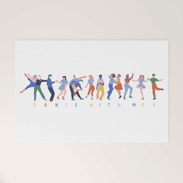 Dance In Color Welcome Mat Gallery Image 1