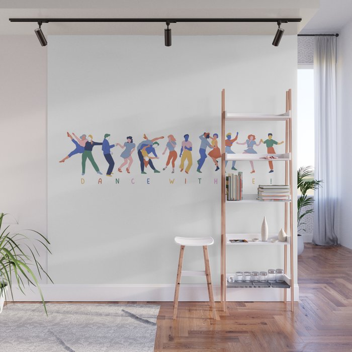 Dance In Color Wall Mural Gallery Image 1