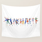 Dance In Color Wall Tapestry Gallery Image 4