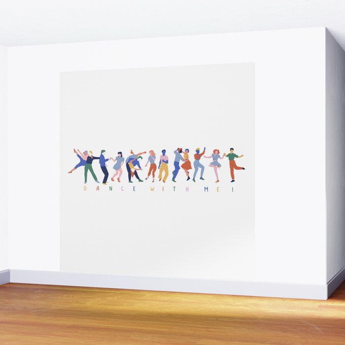 Dance In Color Wall Mural Gallery Image 2