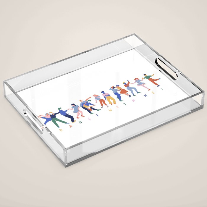 Dance In Color Acrylic Tray Gallery Image 1