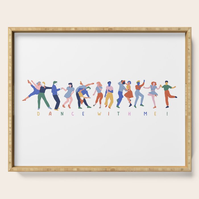 Dance In Color Serving Tray Gallery Image 1