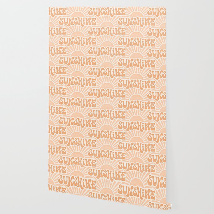 Sunshine - peach and copper  Wallpaper Gallery Image 2