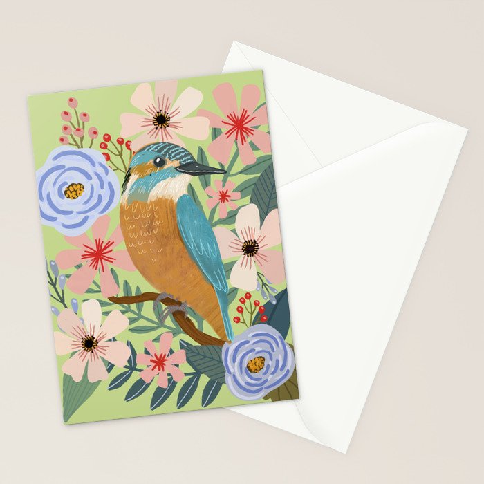 Ble Bird Stationery Card Gallery Image 2