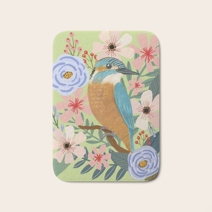 Ble Bird Bath Mat Gallery Image 1