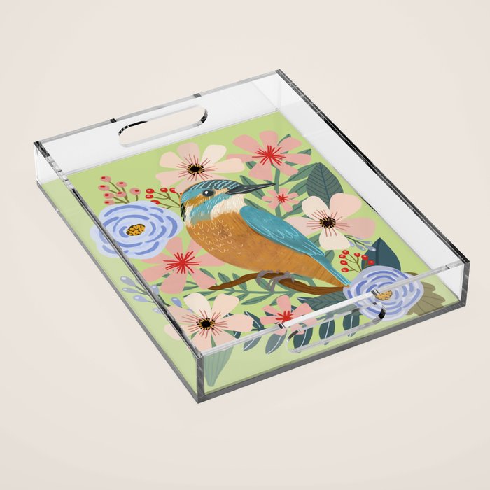 Ble Bird Acrylic Tray Gallery Image 1