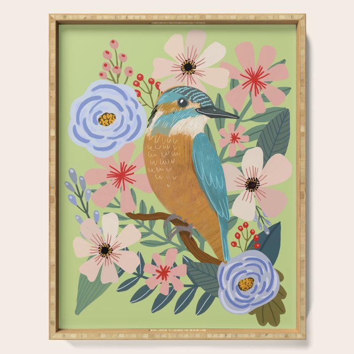 Ble Bird Serving Tray Gallery Image 1
