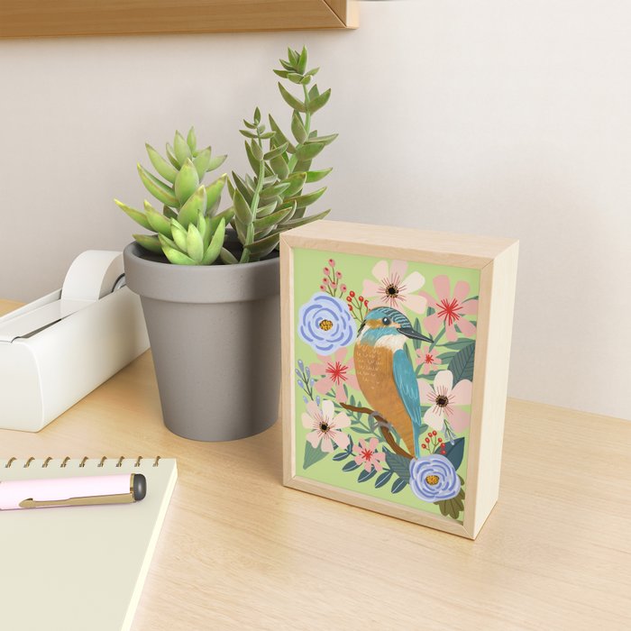 Ble Bird Mini Art Print Gallery Image 2