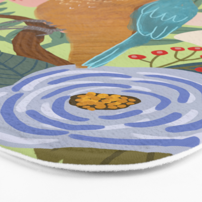 Ble Bird Bath Mat Gallery Image 3