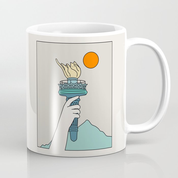 Cat Landscape 22 Coffee Mug Gallery Image 1