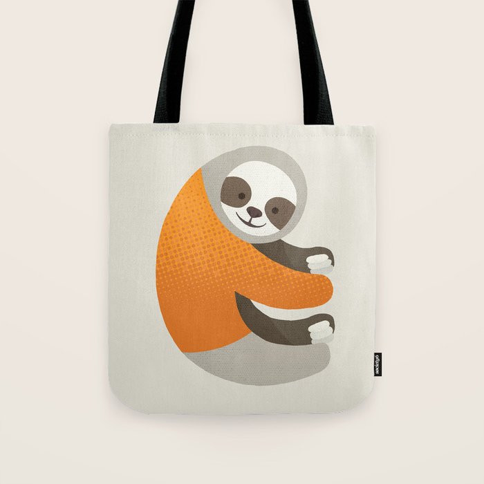 Whimsy Sloth Tote Bag Gallery Image 1