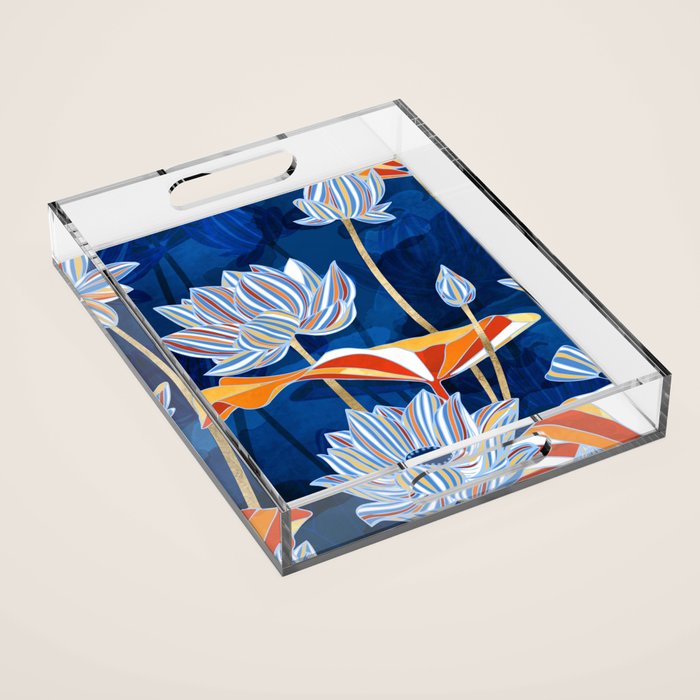 Bold Botanical Acrylic Tray Gallery Image 1