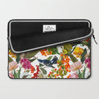 Floral and Birds XLVI Laptop Sleeve Gallery Image 2