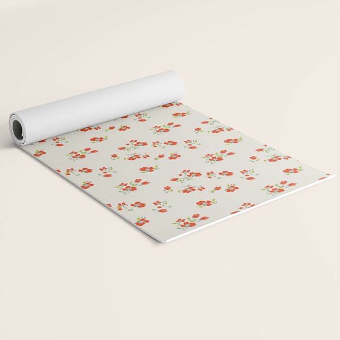 VINTAGE FLORAL Yoga Mat Gallery Image 2
